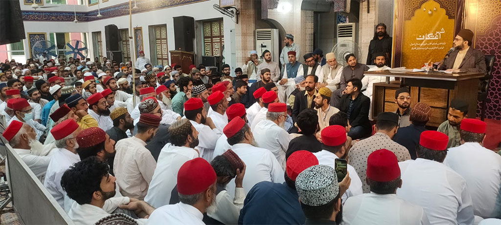Dr Hassan Qadri addressing Tarbiyati session in Itikaf City - 5