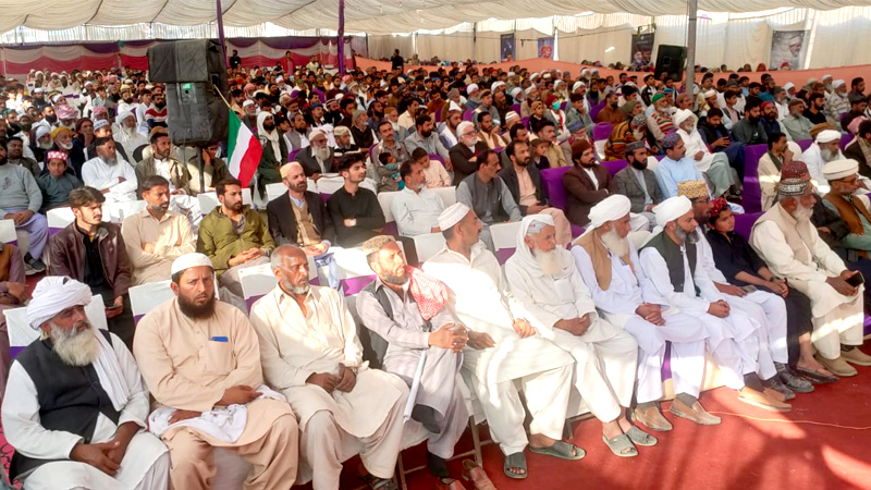 Dr Hassan Qadri addressing Khatam e Nubuwat Conference in Muzaffargarh