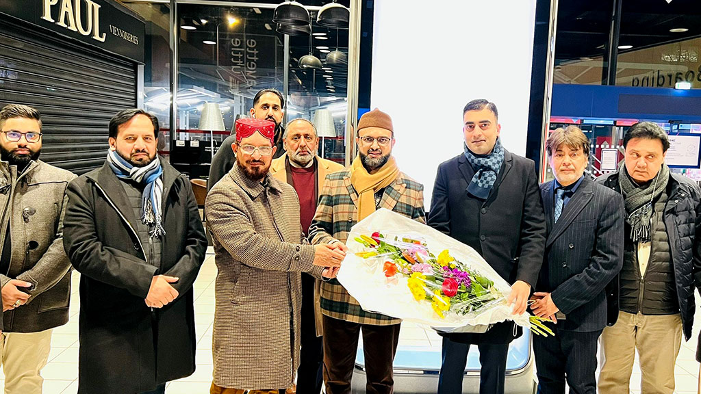 Dr Hassan Mohi ud Din Qadri reached France