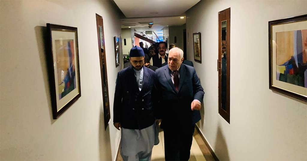 Dr Hassan Qadri welcomed the guests from Egypt