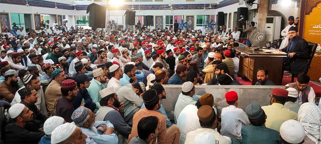 Dr Hassan Qadri addressing itikaf city residents 2023 - 1