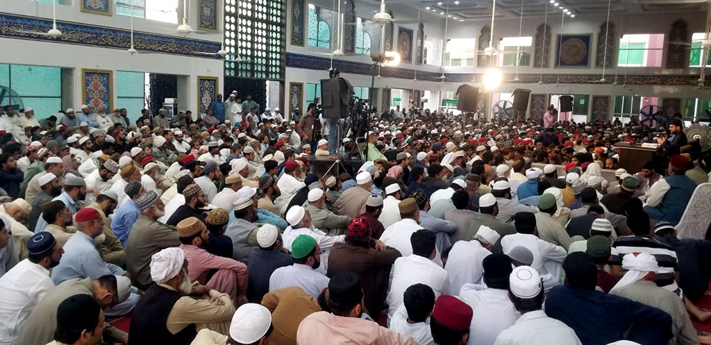 Dr Hassan Qadri addressing itikaf city residents 2023 - 6