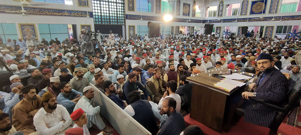 Dr Hassan Qadri addressing itikaf city residents 2023 - 4