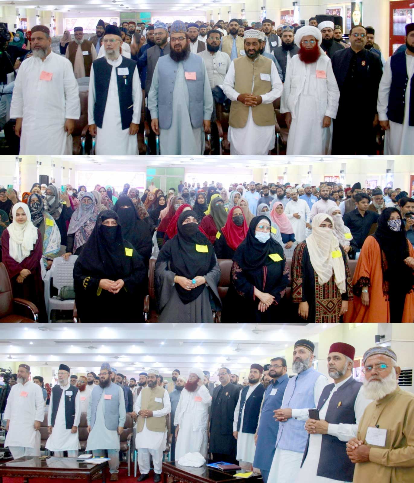 Dr Thair ul Qadri addressing al-Balagh al-Mubeen training workshop