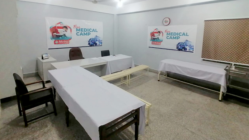 Medical Camp in Itikaf City under Minhaj Welfare Foundation
