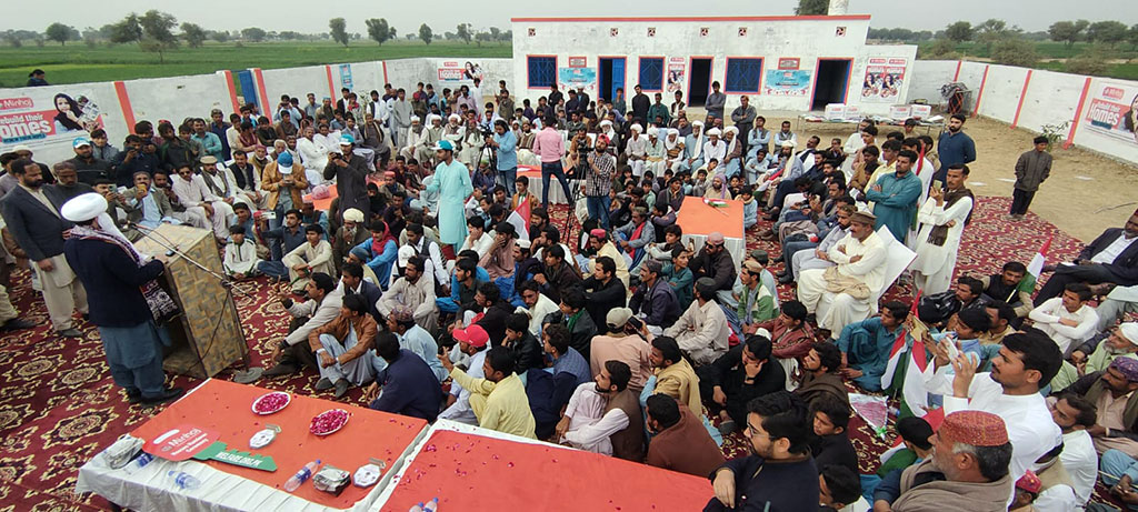 Minhaj Welfare Foundation House handover ceremony in Rojhan Pakistan Flood 2022