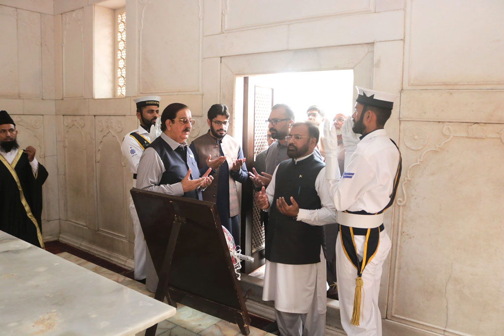 MQI delegation visits iqbal grave