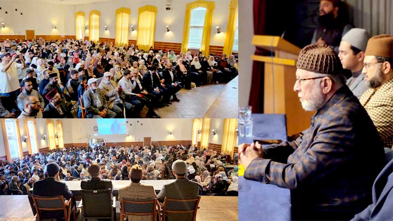 Dr Tahir ul Qadri addressing Tarbiyati Session in Malmo Sweden -1