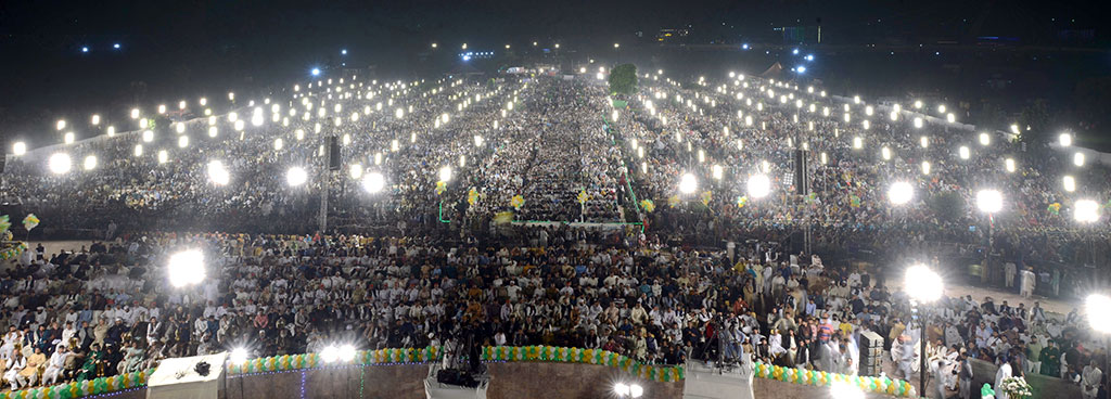 International Milad-Conference at Minar e Pakistan Lahore