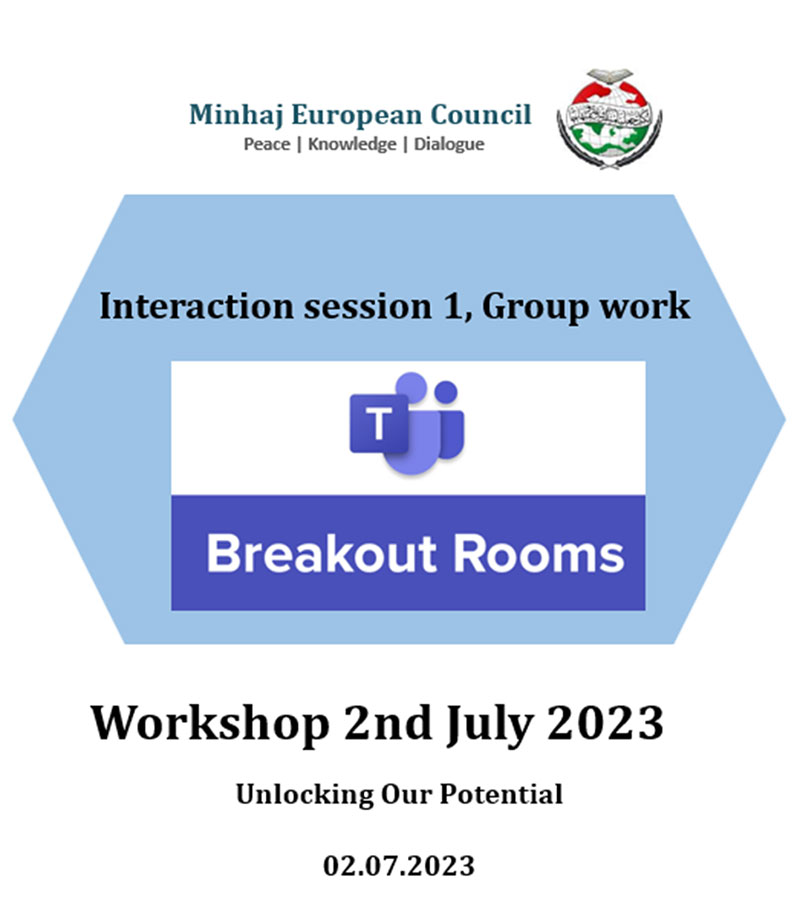 Minhaj European Council Online Workshop on Unlock Your Potential -6