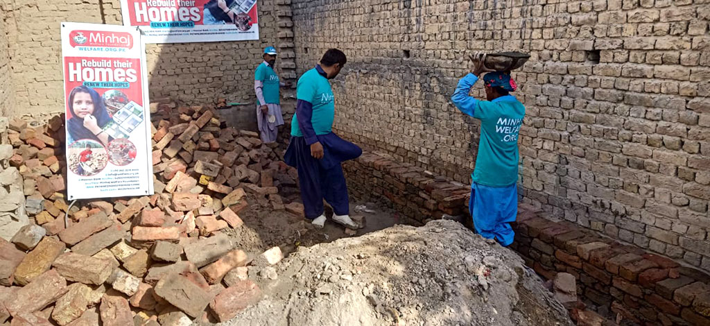 Minhaj Welfare Foundation activities for flood victims in Sindh