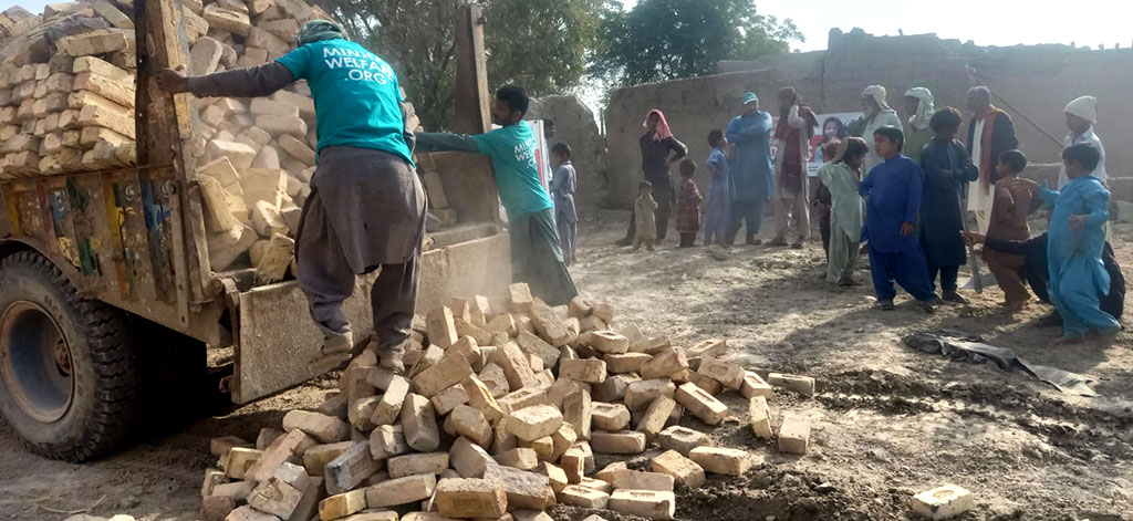 Minhaj Welfare Foundation activities for flood victims in Sindh