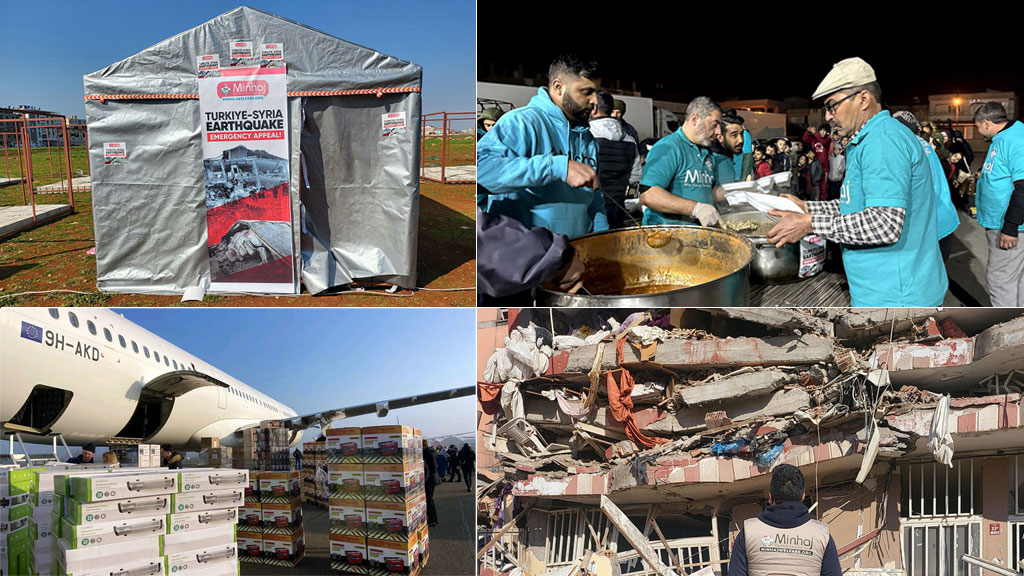 Minhaj Welfare Foundation starts relief activities for earthquake victims in Turkiye