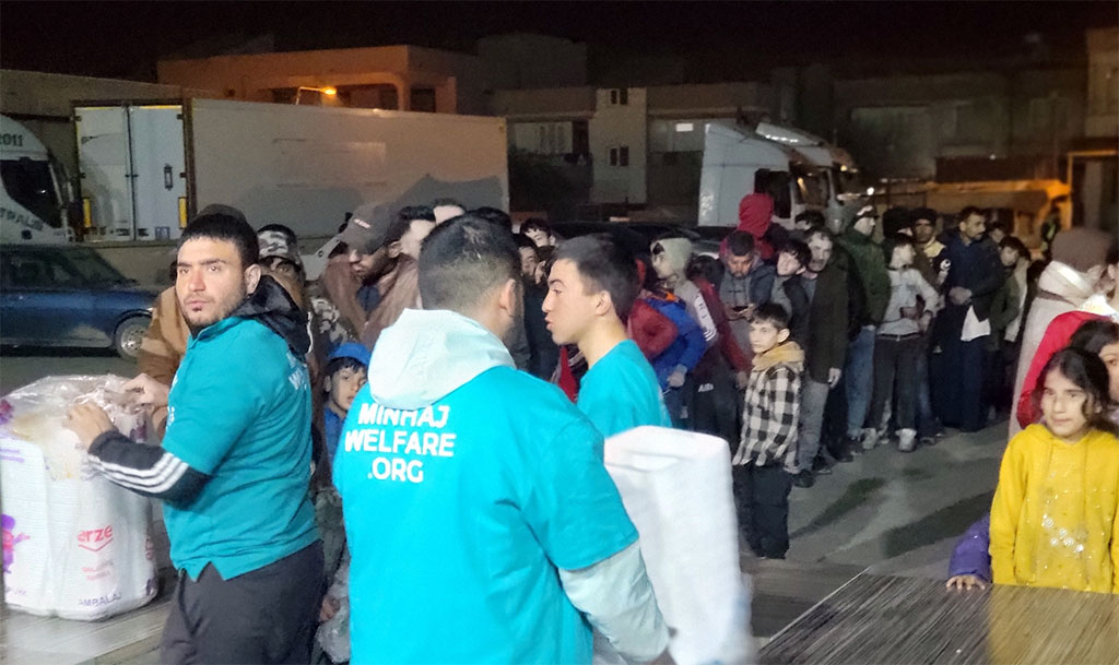 Minhaj Welfare Foundation starts relief activities for earthquake victims in Turkiye