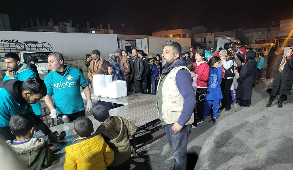 Minhaj Welfare Foundation starts relief activities for earthquake victims in Turkiye