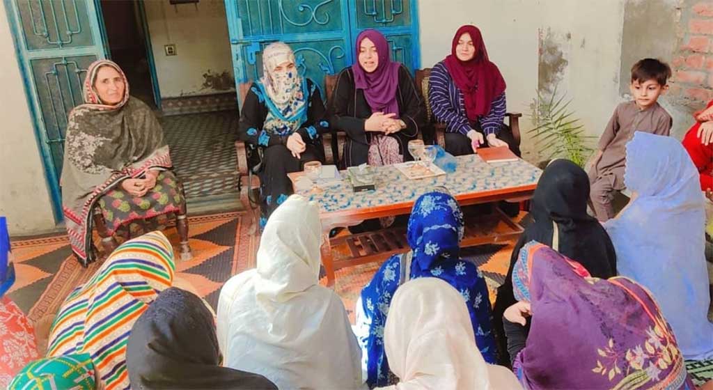 Minhaj Wemon Leauge Markazi Team Visit Sheikhupura