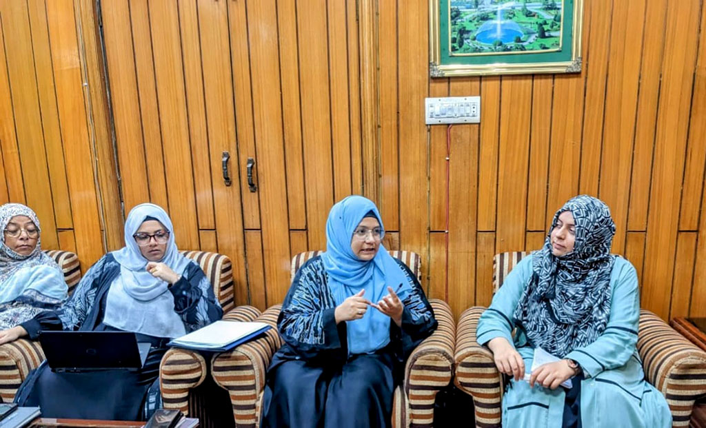 inhaj-ul-Quran Women League discusses Rabi-ul-Awal plan