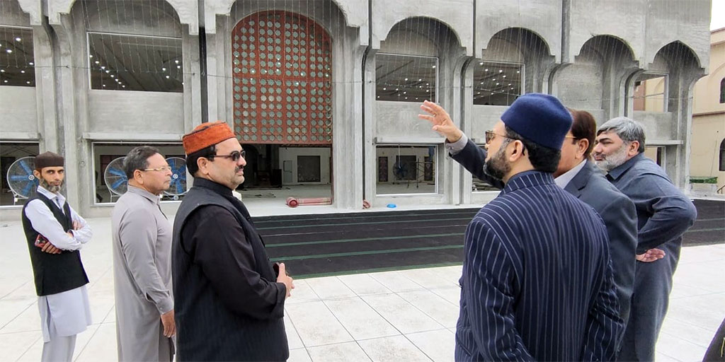 Dr Hassan Mohi ud Din Qadri visits Itikaf City Minhaj ul Quran 3