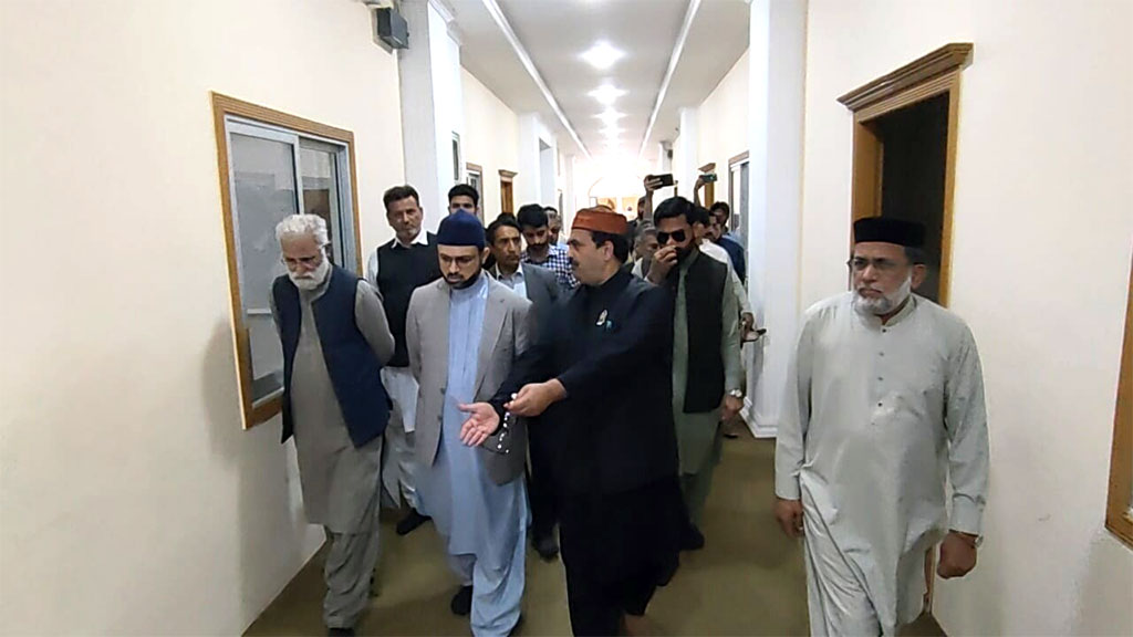 Dr Hassan Qadri visits Itikaf City by Minhaj ul Quran - 2