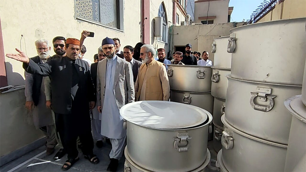 Dr Hassan Qadri visits Itikaf City by Minhaj ul Quran - 6