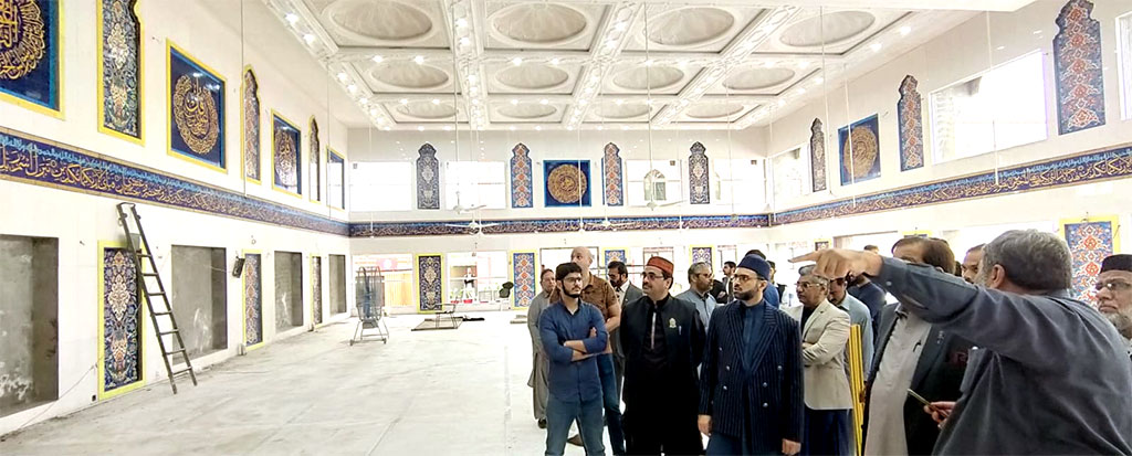 Dr Hassan Mohi ud Din Qadri visits Itikaf City Minhaj ul Quran 1