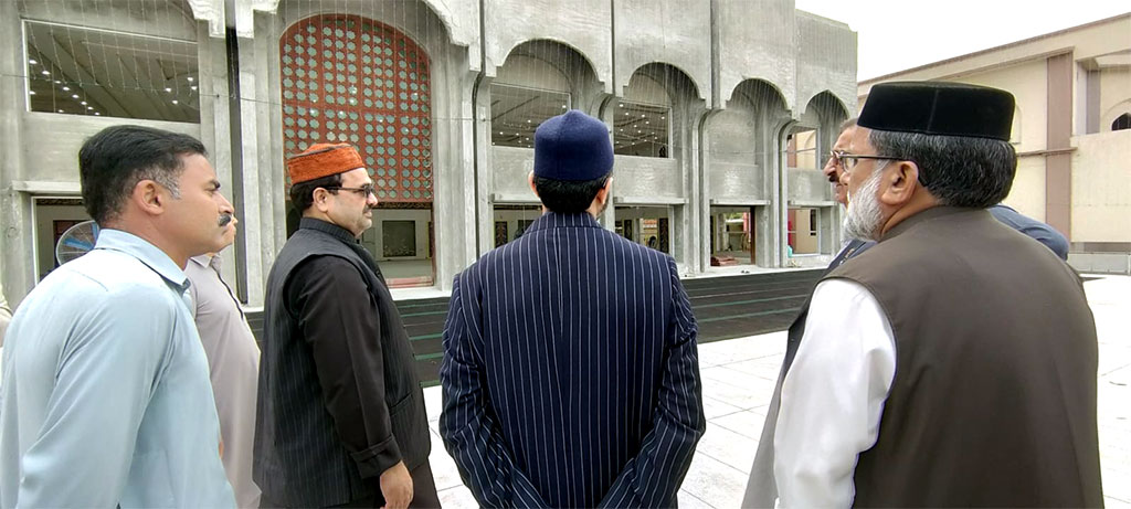 Dr Hassan Mohi ud Din Qadri visits Itikaf City Minhaj ul Quran 5