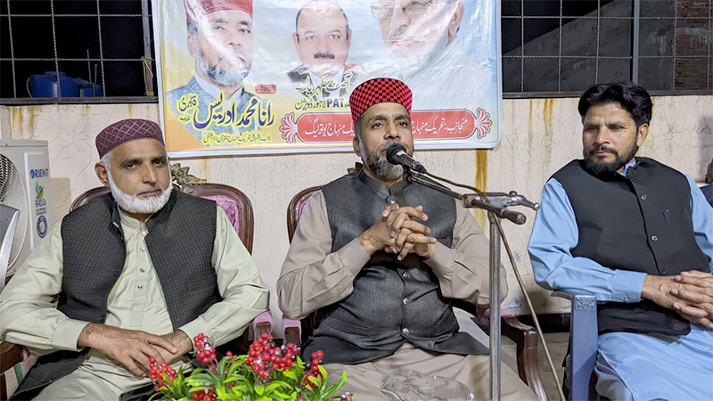 Rana idrees Qadri Participate Worker Convention in Kot Abdul Malik