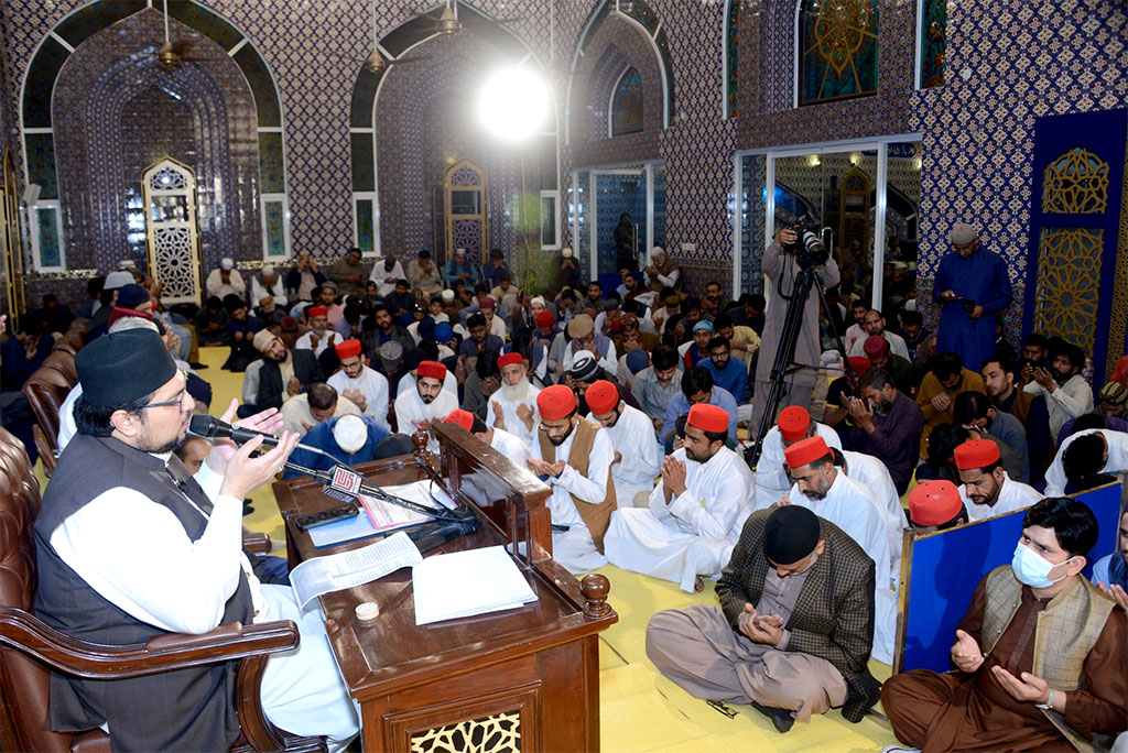 Spiritual gathering of Shab-e-Barat and Gosha e Durood Majlis