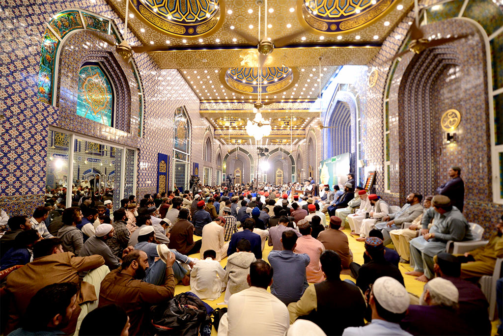 Spiritual gathering of Shab-e-Barat and Gosha e Durood Majlis