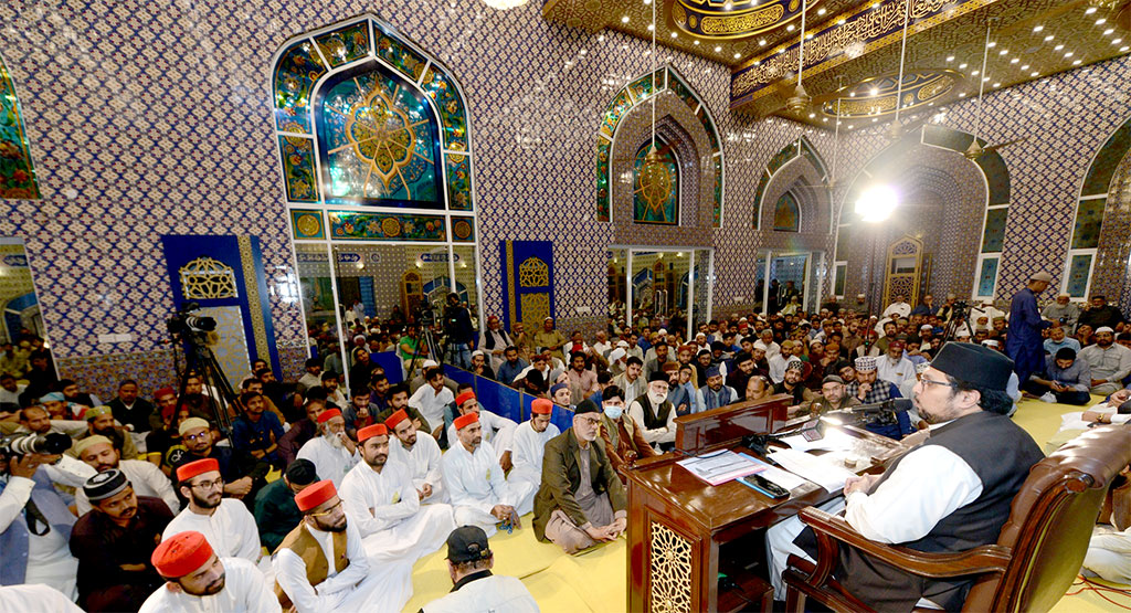 Spiritual gathering of Shab-e-Barat and Gosha e Durood Majlis