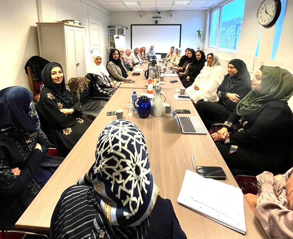 dr ghazala qadri meeting with professionals