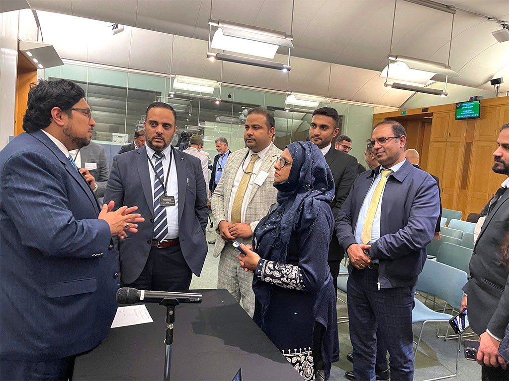 dr hussain qadri addresses at westminster