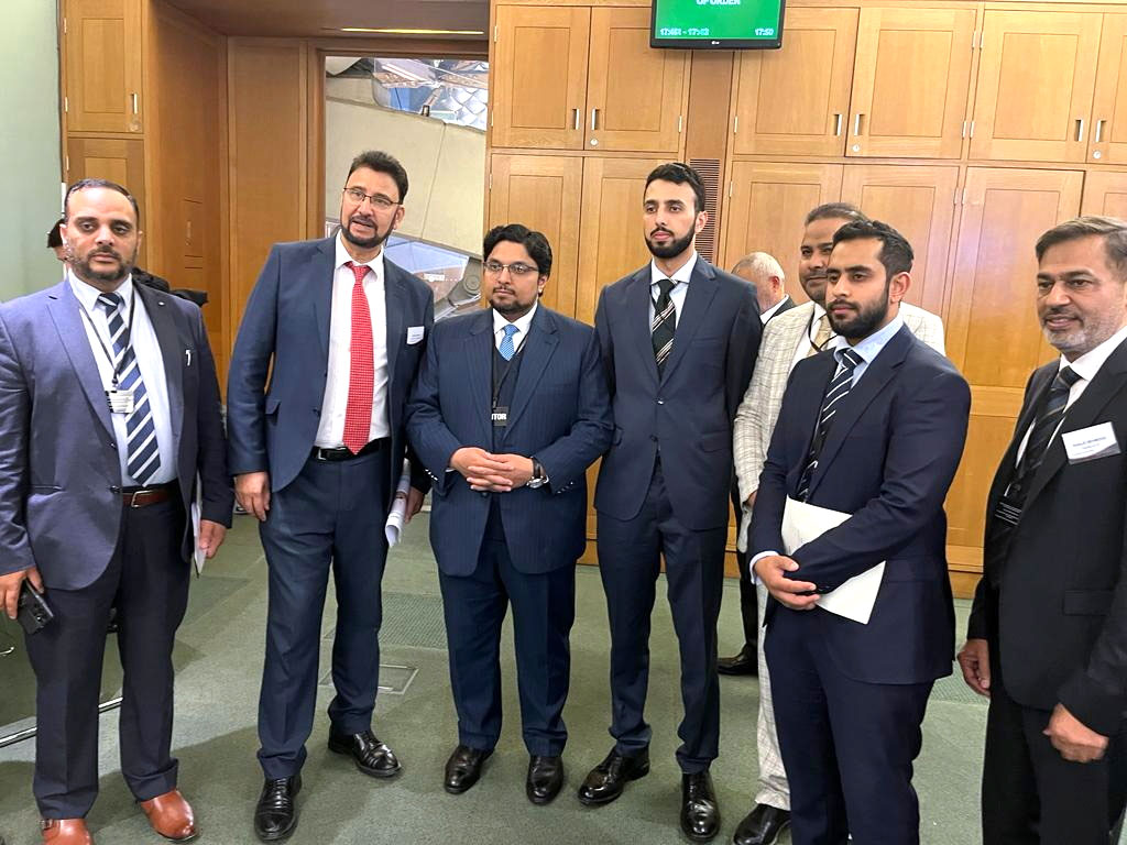 dr hussain qadri addresses at westminster