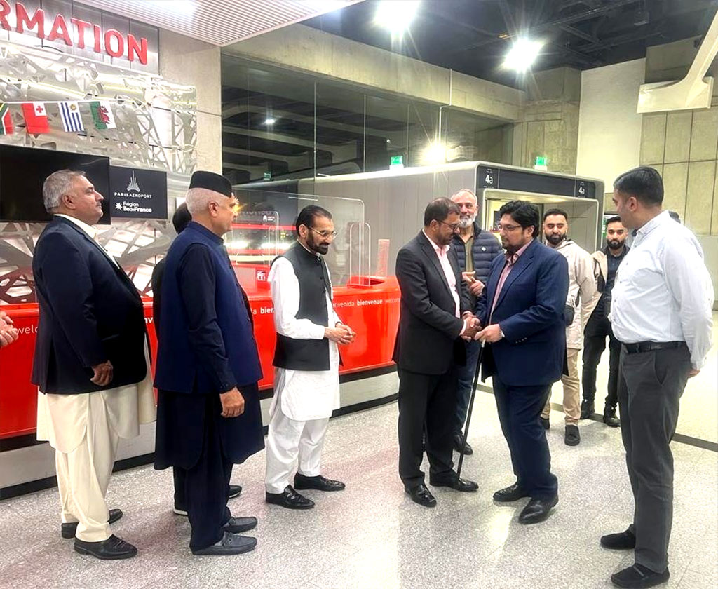 dr hussain qadri arrived in france