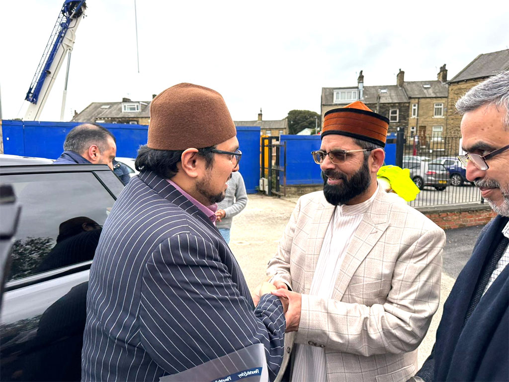 dr hussain qadri visit madina tul zahra