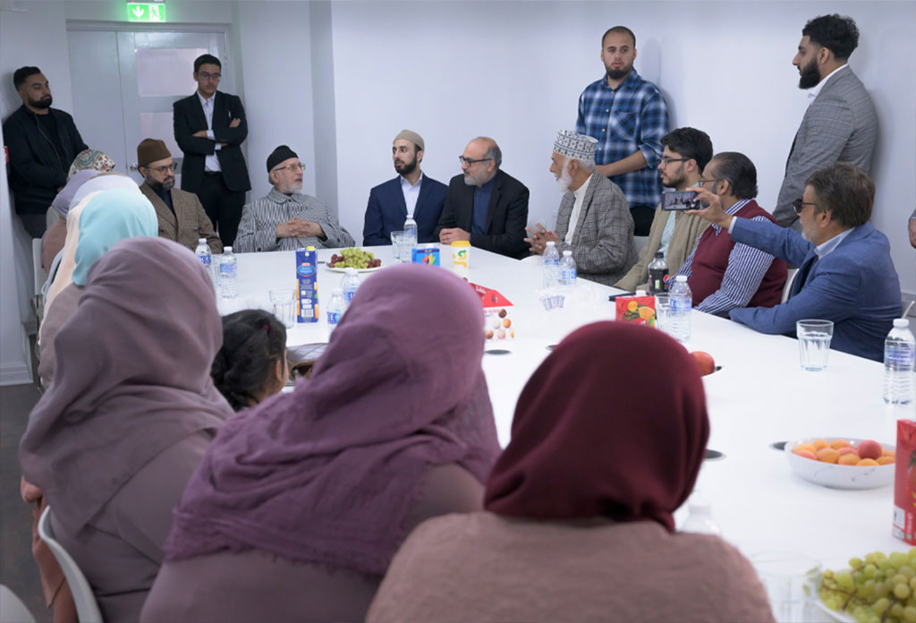 dr tahir ul qadri met al hidaya team