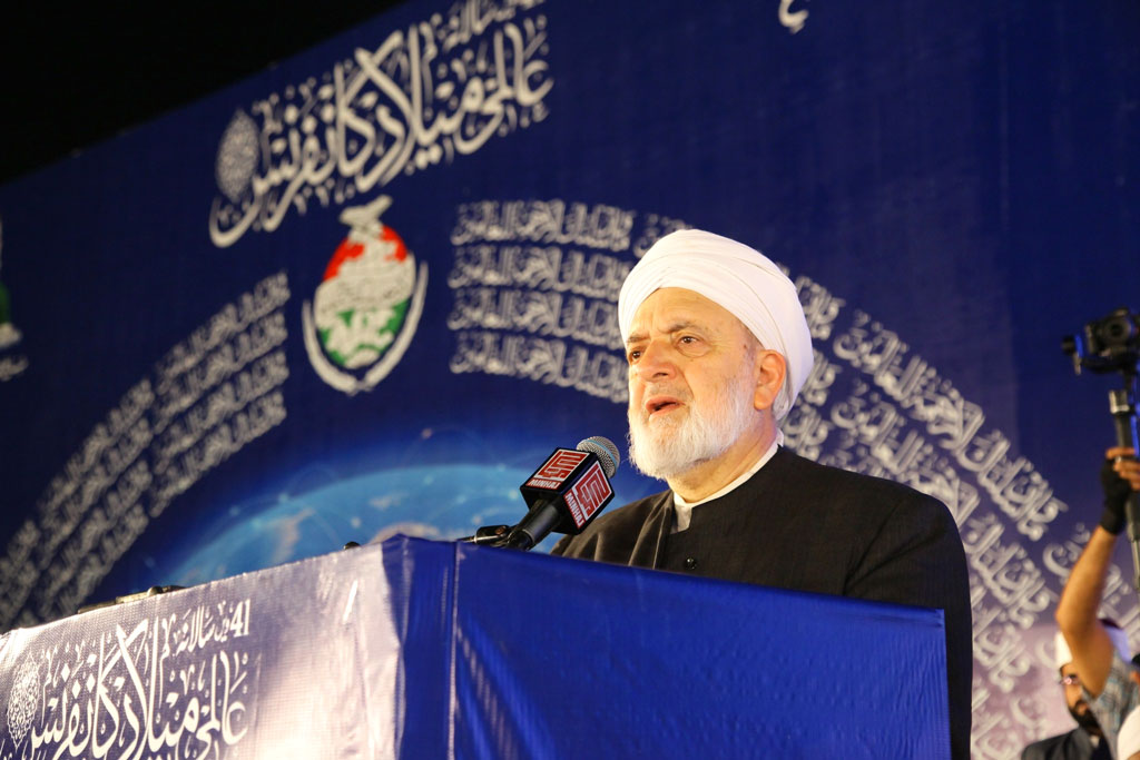 dr hassan mohiudeen qadri addressing