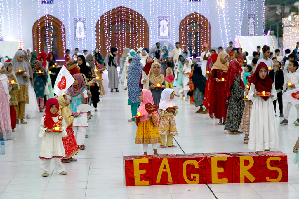 6th Eagers Candle Walk at Minhaj Women Leauge