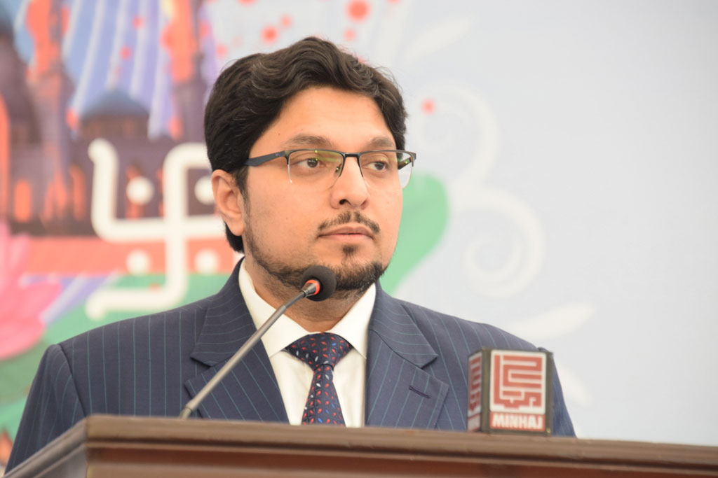 dr hussain qadri addressing at world religions conference