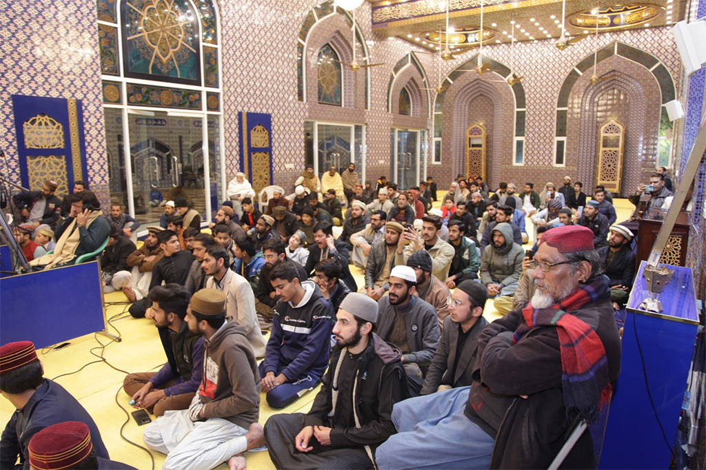 A spiritual gathering of the Zikr e Miraj ul Nabi