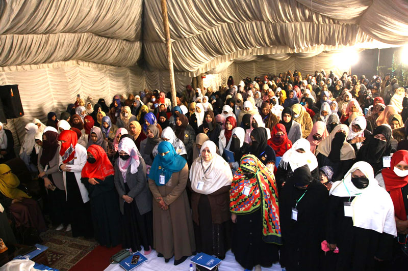 Dr Ghazala Qadri addressing Minhaj ul Quran Women League Al-Tarbiyah 2024 Camp Day1 2024