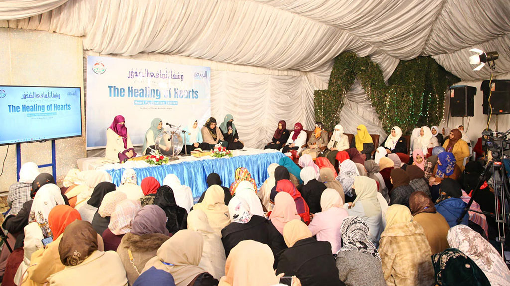 Dr Ghazala Qadri addressing Minhaj ul Quran Women League Al-Tarbiyah 2024 Camp Day1 2024