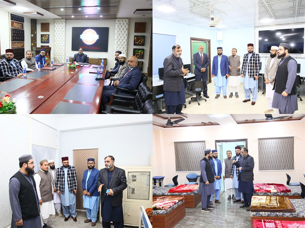 Delegation from Jamia Binoria Karachi visits Minhaj ul Quran