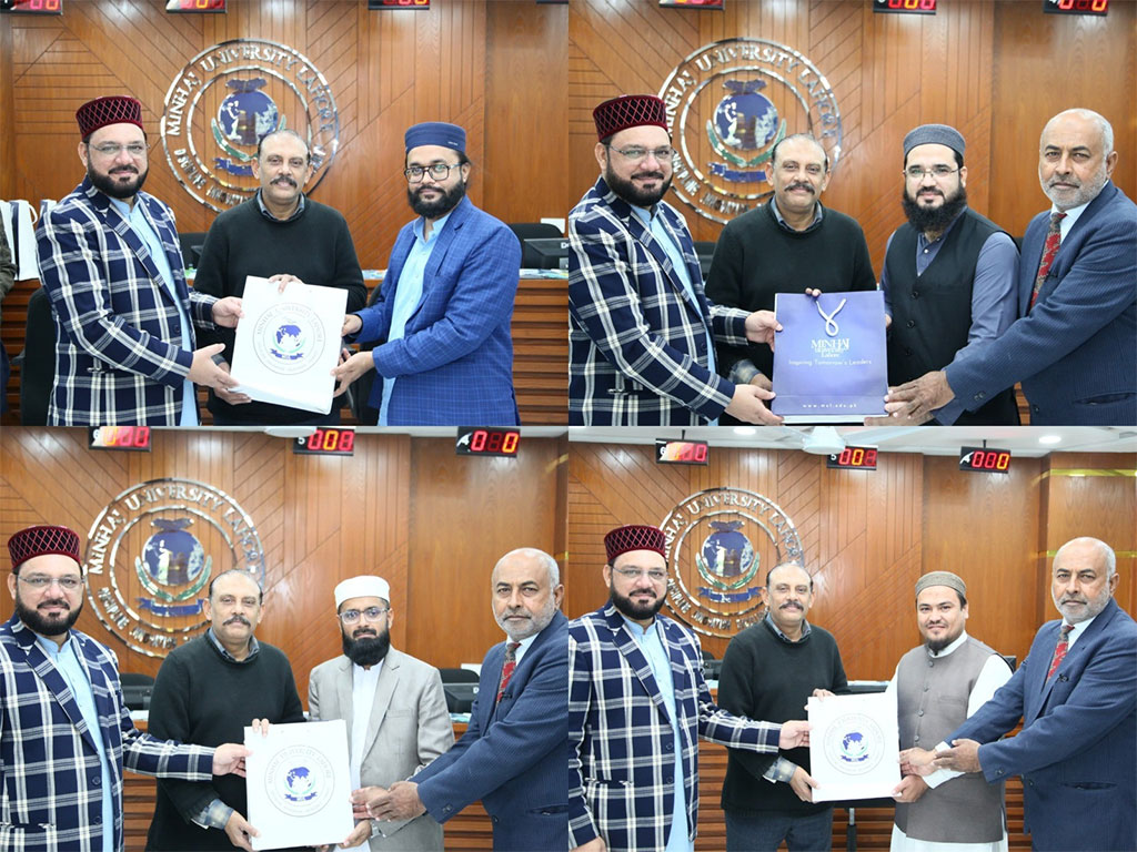 Delegation from Jamia Binoria Karachi visits Minhaj ul Quran