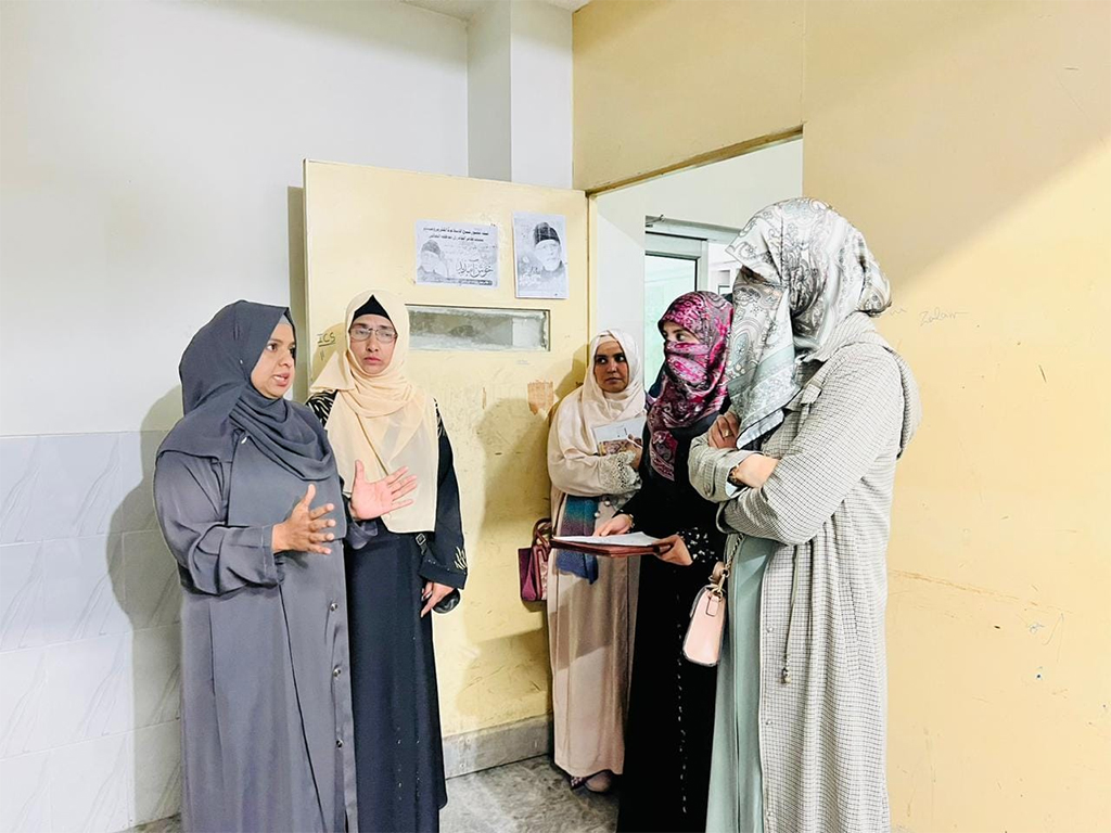 Dr. Ghazala Qadri Inspects arrangements for Women Itikaf 2024