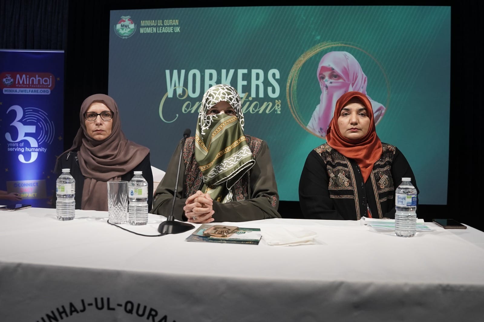Dr Ghazala Qadri addresses the Workers Convention hosted by MWL UK in Manchester