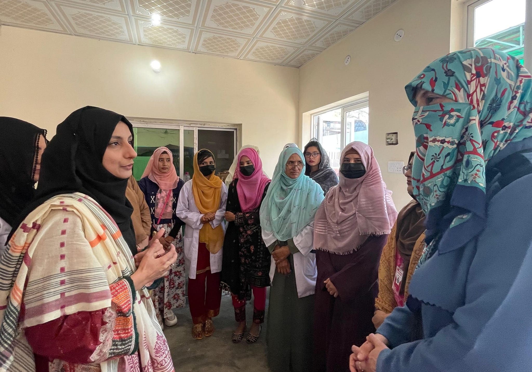 Dr Ghazala Qadri visits the medical camp