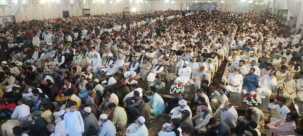 Dr Hassan Qadri Addresses Milad e Mustafa Conference in Sheikhupura