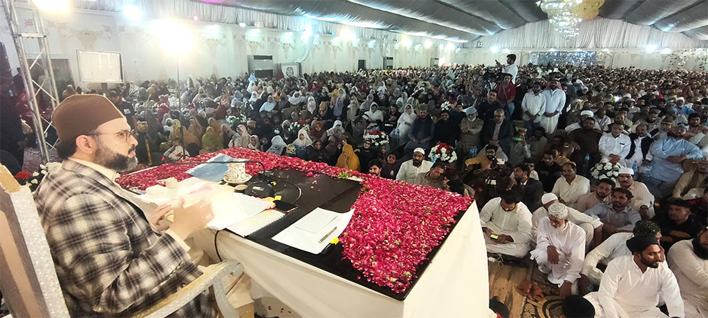 Dr Hassan Qadri Addresses Milad e Mustafa Conference in Sheikhupura