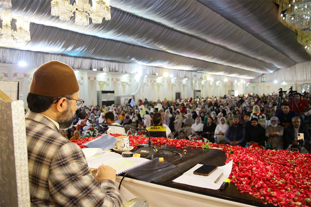 Dr Hassan Qadri Addresses Milad e Mustafa Conference in Sheikhupura